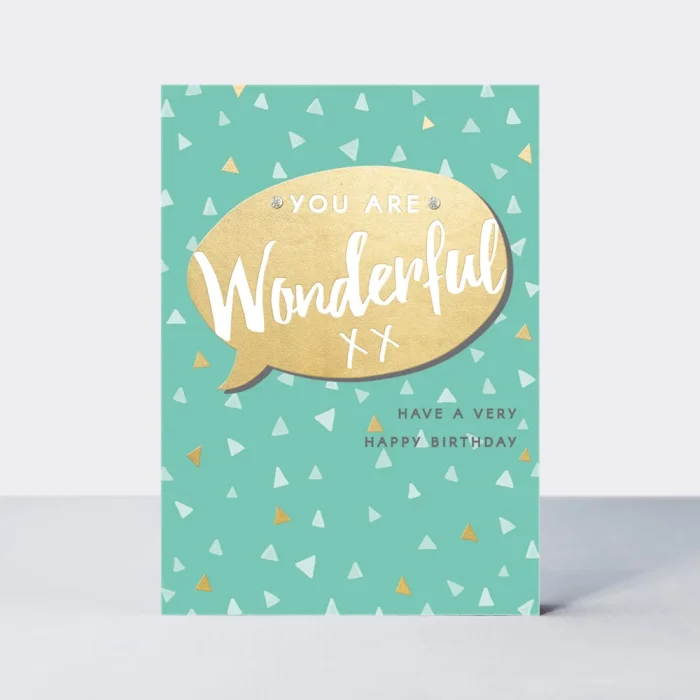 Birthday Wonderful Speech Bubble, prianie