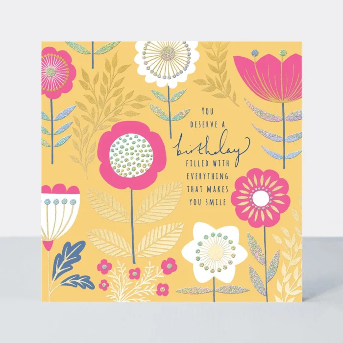 Birthday Yellow Floral LULA3, prianie