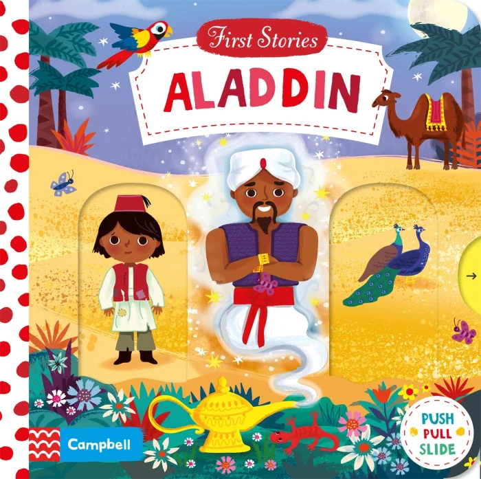 Aladdin, anglická kniha - leporelo
