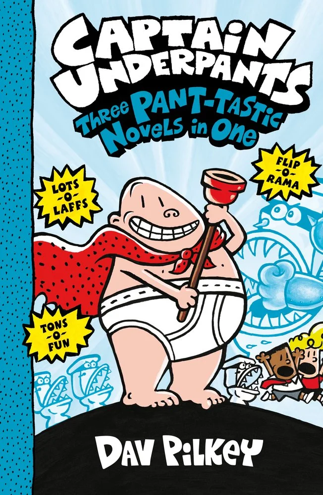 Captain Underpants 3-in-1 (1-3), anglická kniha