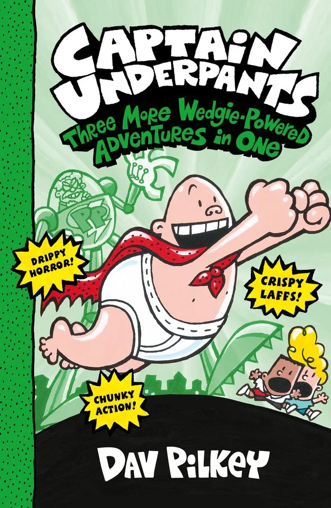 Captain Underpants 3-in-1 (4-6), anglická kniha