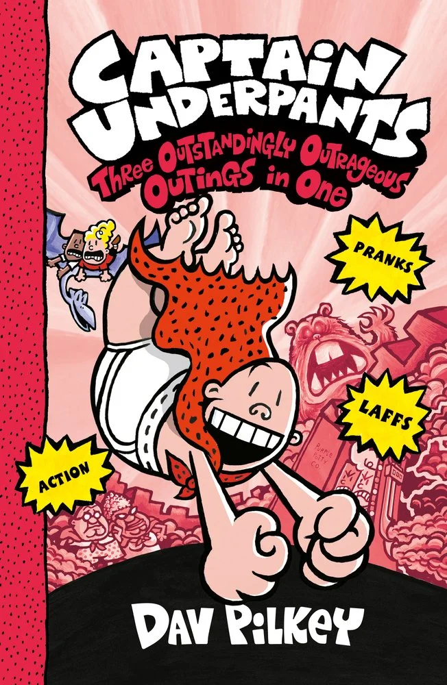 Captain Underpants 3-in-1 (7-9), anglická kniha