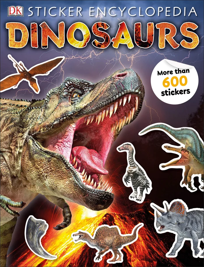 Dinosaurs, nálepkový zošit