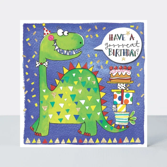 Grrrreat Birthday Dinosaur, prianie