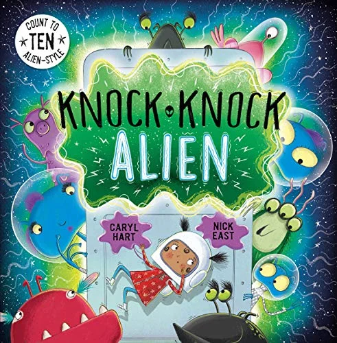Knock Knock Alien, anglická kniha