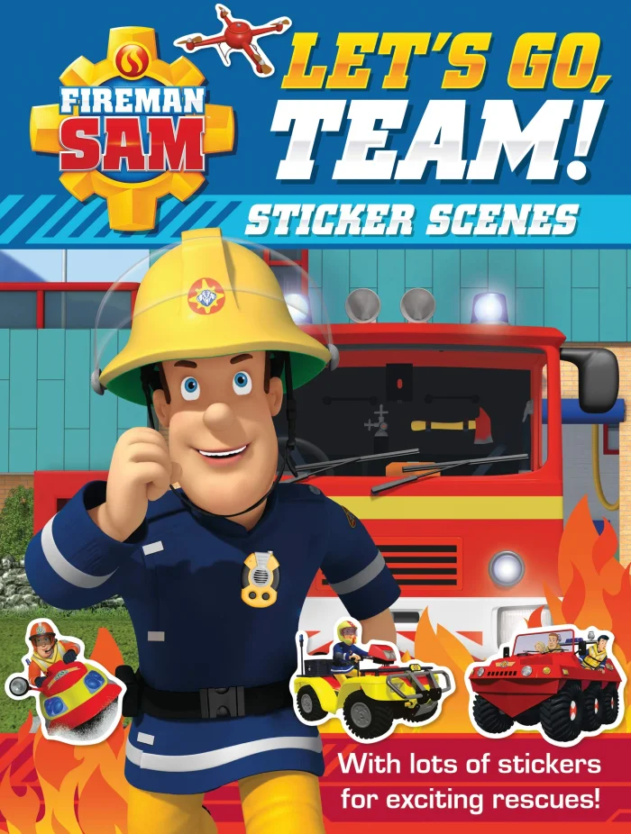 Let's Go, Team! Sticker Scenes, nálepkový zošit s aktivitami