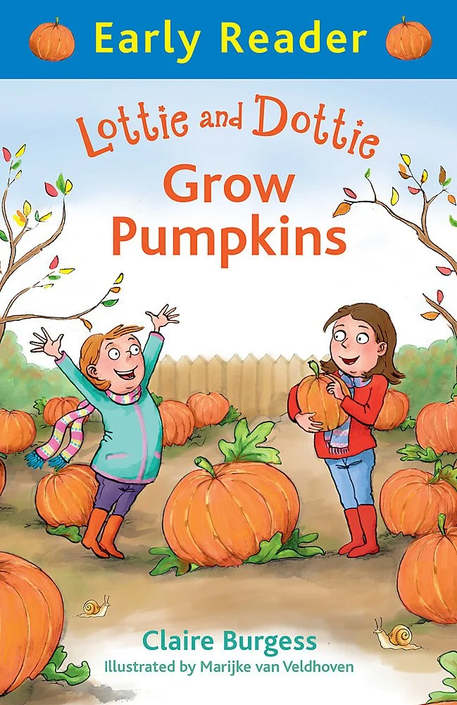Lottie and Dottie Grow Pumpkins, anglická kniha