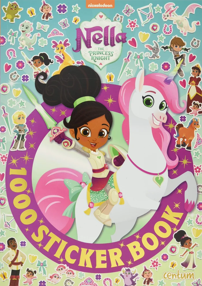 Nella The Princess Knight 1000 Sticker Book, nálepkový zošit