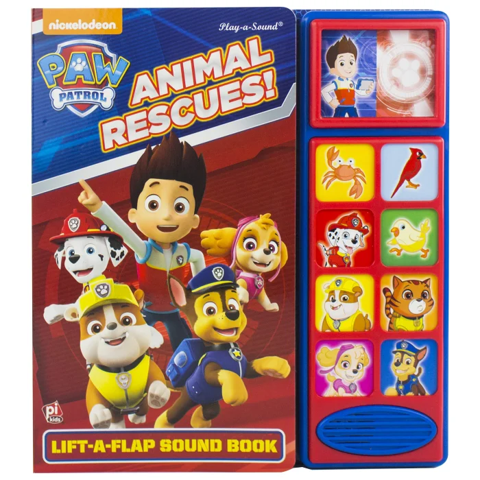 Paw Patrol Lift A Flap Sound Book, leporelo so zvukmi