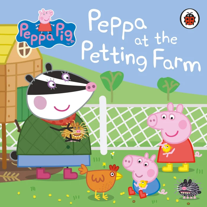 Peppa at the Petting Farm, anglická kniha - leporelo