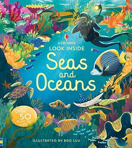 Seas and Oceans, anglická kniha - leporelo