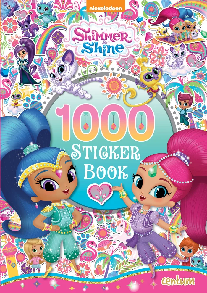 Shimmer & Shine 1000 Sticker Book, nálepkový zošit