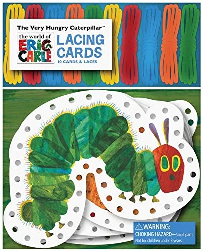 The Very Hungry Caterpillar Lacing Cards, activity box