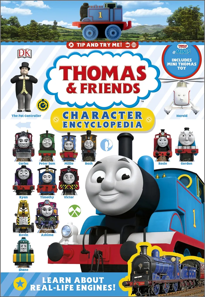 Thomas & Friends Character Encyclopedia, anglická kniha s hračkou
