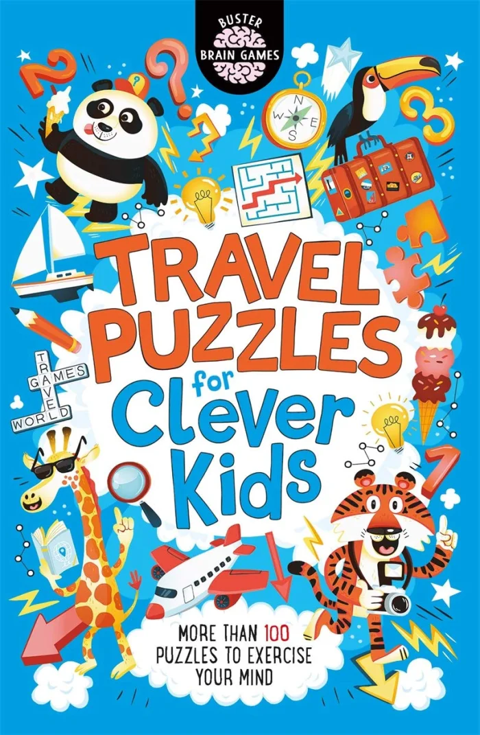 Travel Puzzles for Clever Kids, zošit s aktivitami