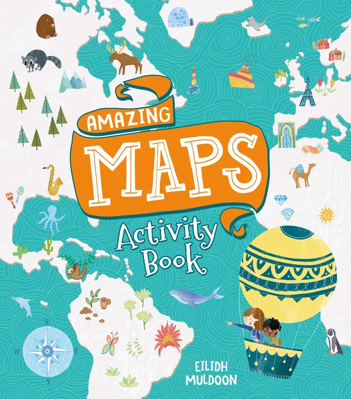 Amazing Maps Activity Book, anglická kniha