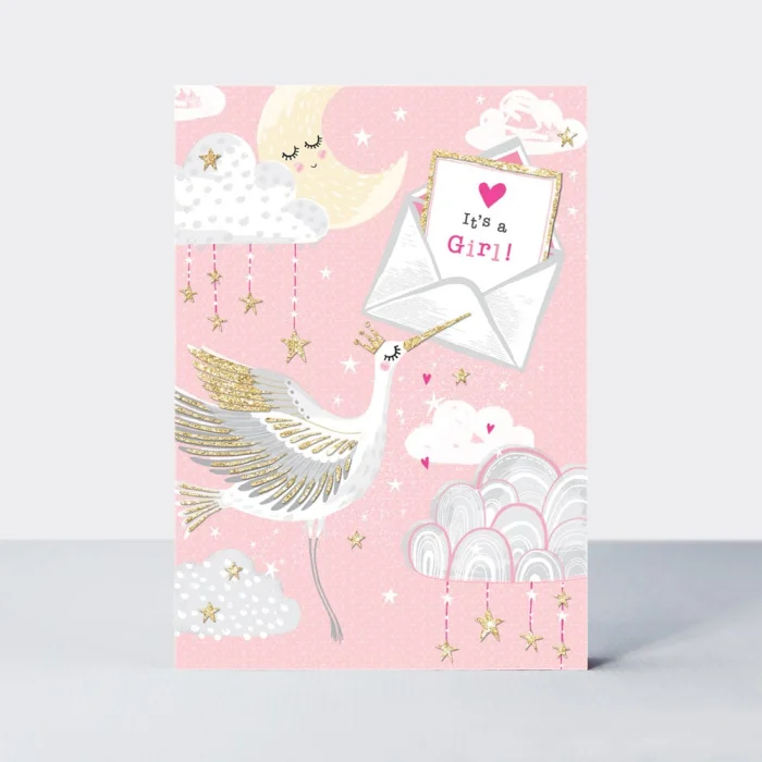 Baby girl/Stork, prianie