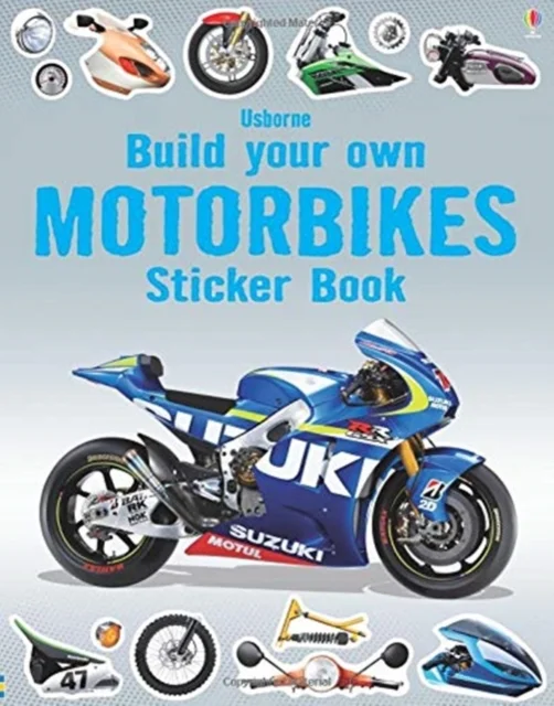 Build Your Own Motorbikes Sticker Book, nálepkový zošit