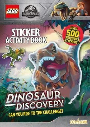 Lego Jurassic World Sticker Activity, nálepkový zošit s aktivitami