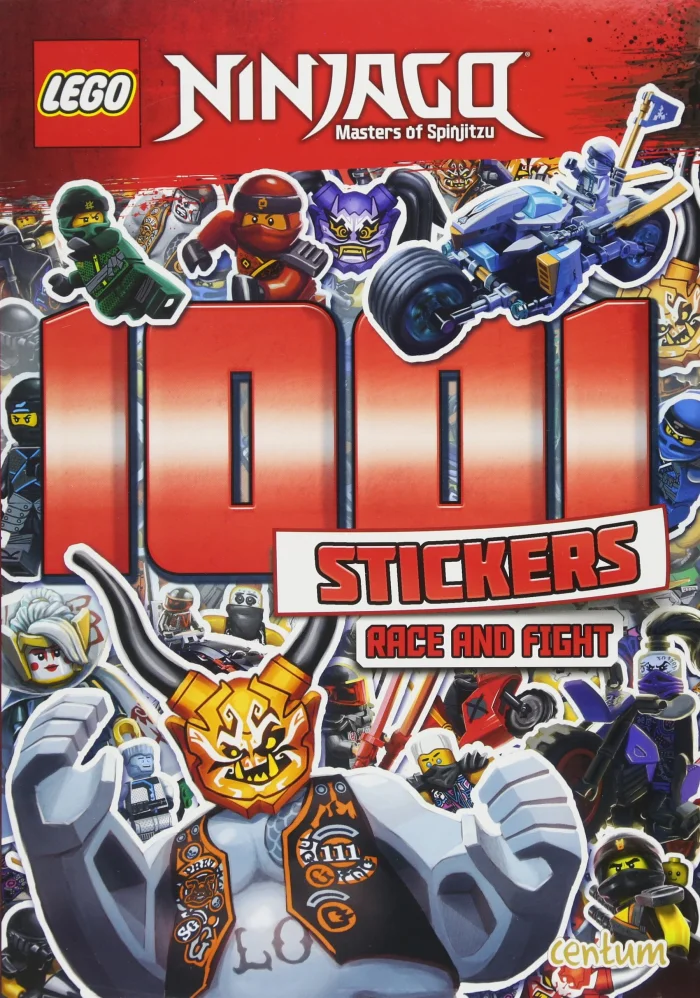 Lego Ninjago 1001 Stickers, nálepkový zošit s aktivitami