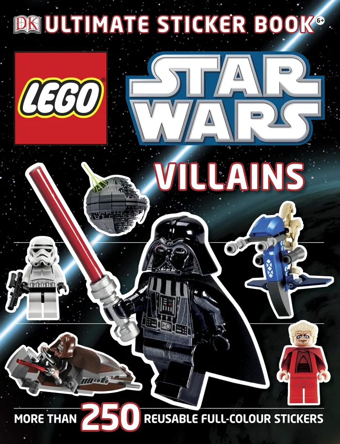 LEGO® Star Wars Villains Ultimate Sticker Book, nálepkový zošit
