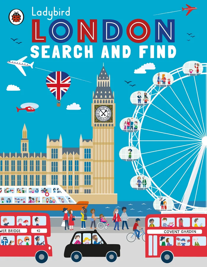 London: Search and Find, anglická aktivity kniha