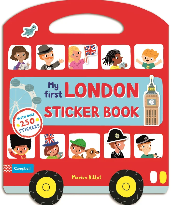 My First London Sticker Book, nálepkový zošit s aktivitami