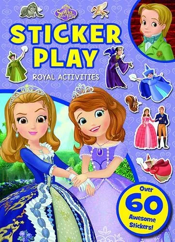Sofia the First: Sticker Play Royal Activities, nálepkový zošit s aktivitami