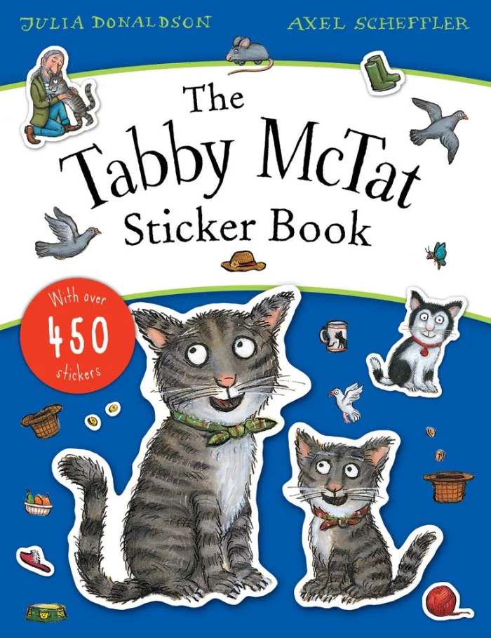 The Tabby McTat Sticker Book, nálepkový zošit s aktivitami