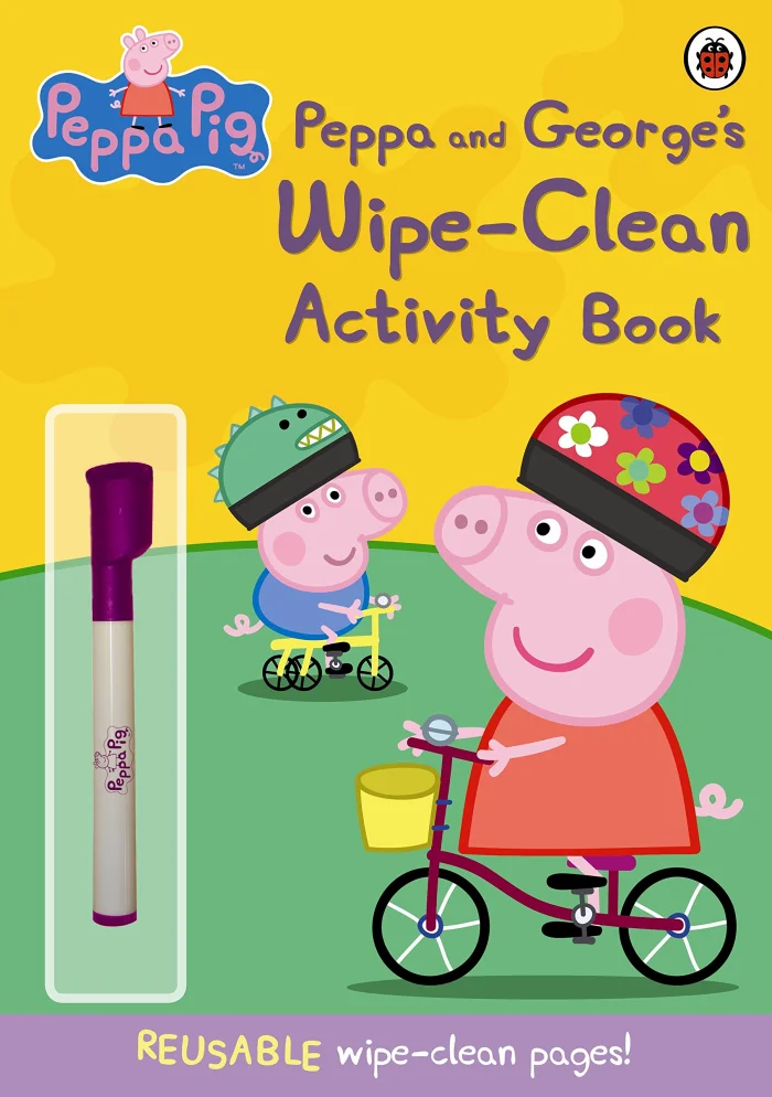 Peppa and George's Wipe-Clean Activity Book, pracovný zošit