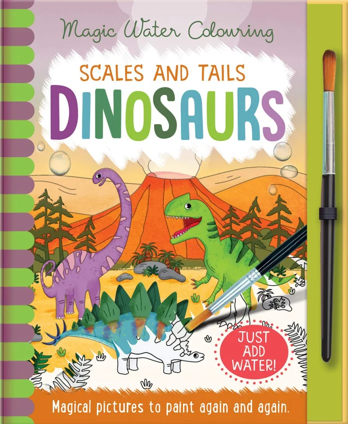 Scales and Tails - Dinosaurs, omaľovánka