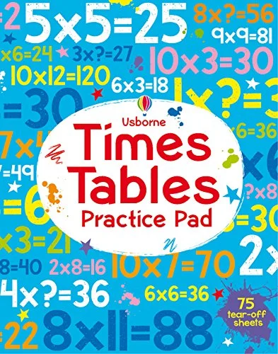 Times Tables Practice Pad, anglická kniha