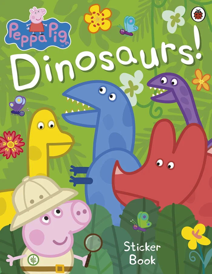 Dinosaurs!, zošit s nálepkami