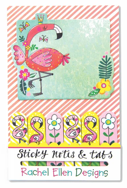 Flamingo, samolepiace bločky