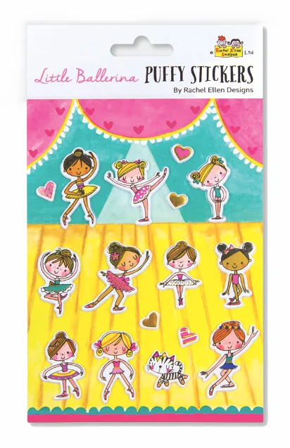 LIttle Ballerinas (PUFFSTIC2), nálepky