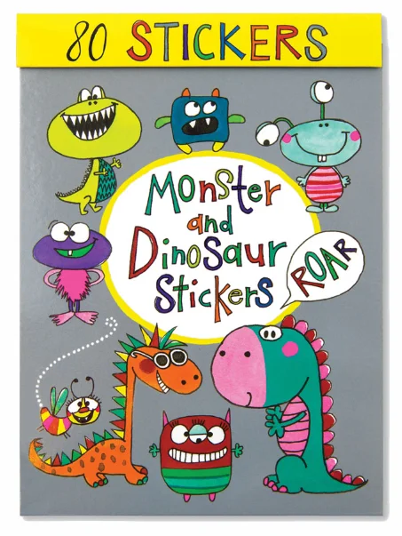 Monsters & Dinosaurs, nálepky