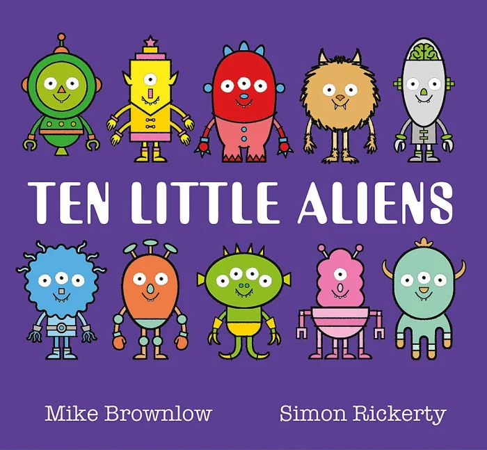 Ten Little Aliens, anglická kniha