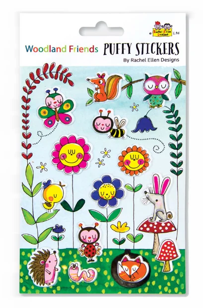 Woodland Friends (PUFFSTIC6), nálepky
