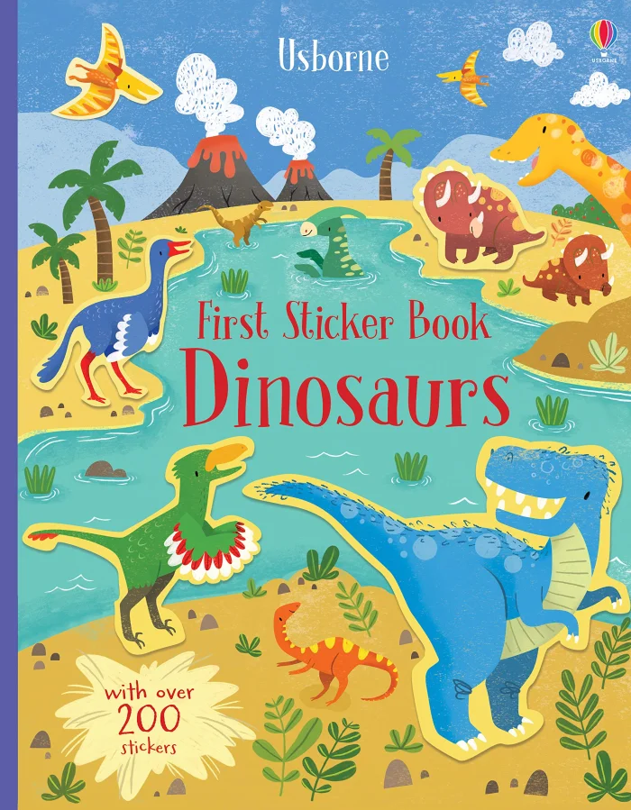 Dinosaurs, nálepkový zošit