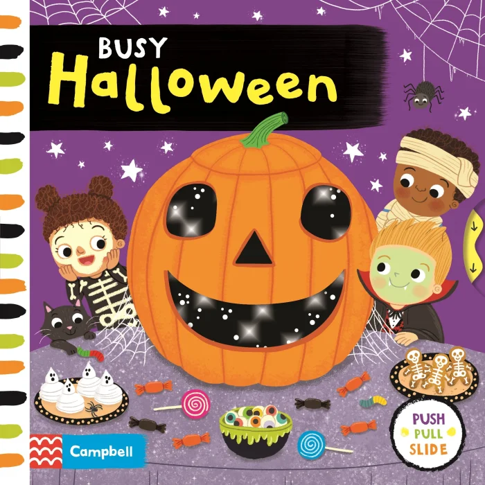 Busy Halloween, anglická kniha - leporelo