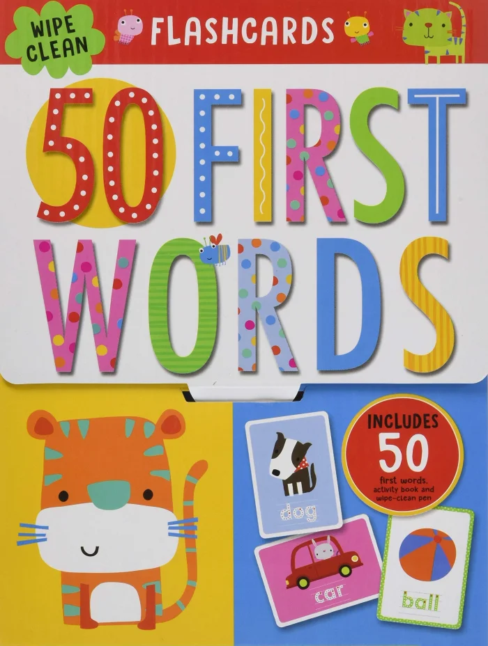 First 50 Words Flashcards, karty