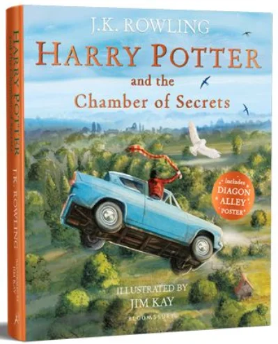 Harry Potter and the Chamber of Secrets (2): Illustrated Edition, anglická kniha