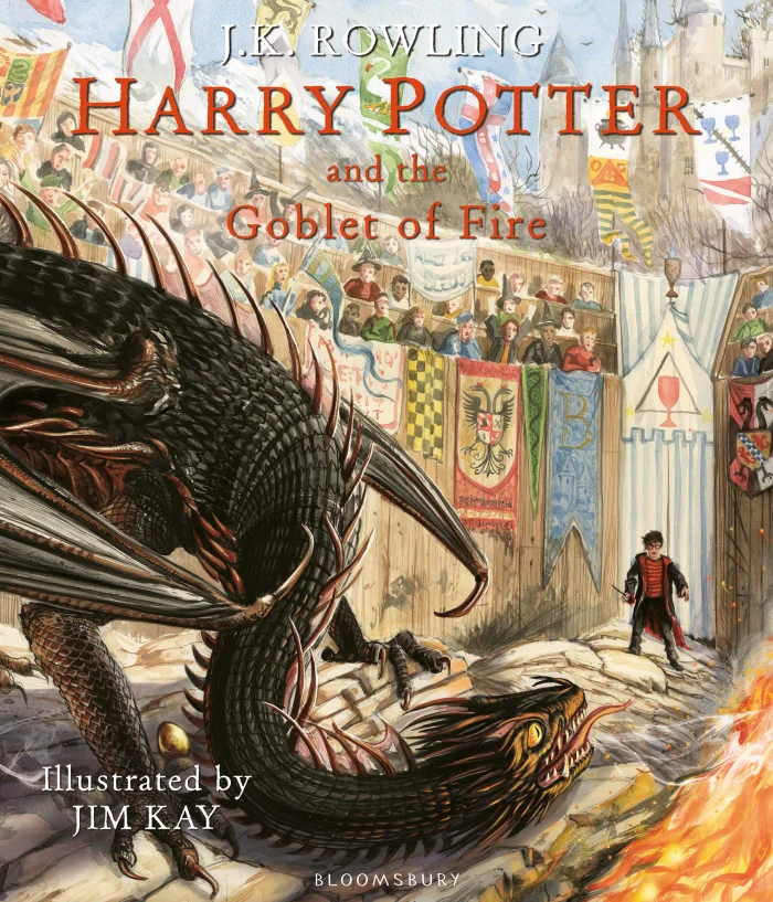 Harry Potter and the Goblet of Fire (4): Illustrated Edition, anglická kniha