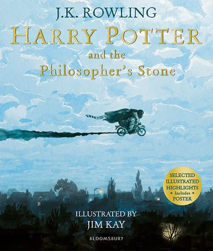 Harry Potter and the Philosopher's Stone (1): Illustrated Edition, anglická kniha