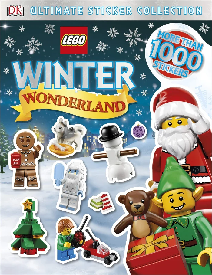 LEGO Winter Wonderland Ultimate Sticker Collection, nálepkový zošit