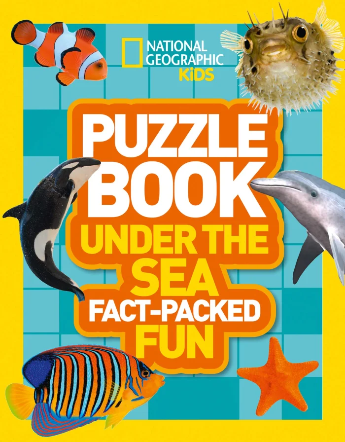 Puzzle Book Under the Sea : Brain-Tickling Quizzes, Sudokus, Crosswords and Wordsearches, anglická kniha