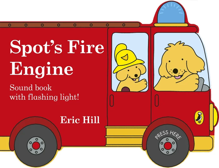 Spot's Fire Engine, anglická kniha - leporelo