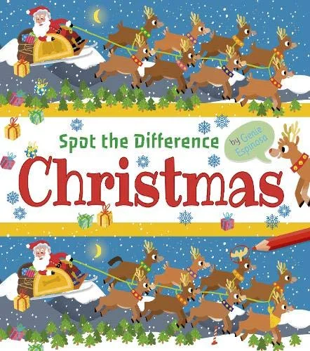 Spot the Difference Christmas, anglická kniha
