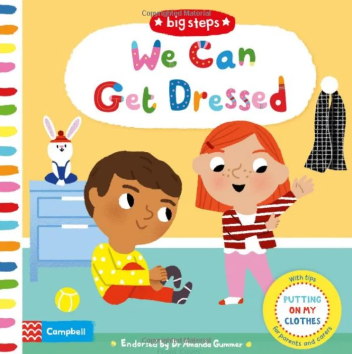 We Can Get Dressed, anglická kniha - leporelo