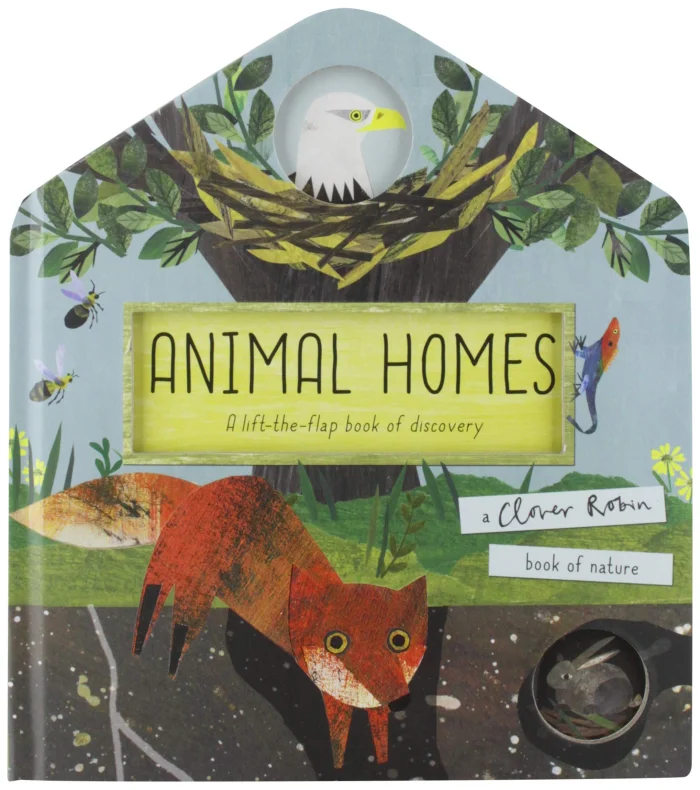 Animal Homes : A lift-the-flap book of discovery, anglická kniha - leporelo